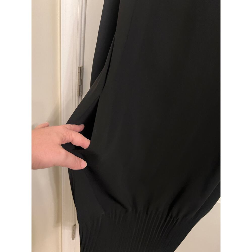 COS Pleated Cocoon shift Dress Sz 6 Black capsule Modern Minimalist professional - Picture 11 of 12